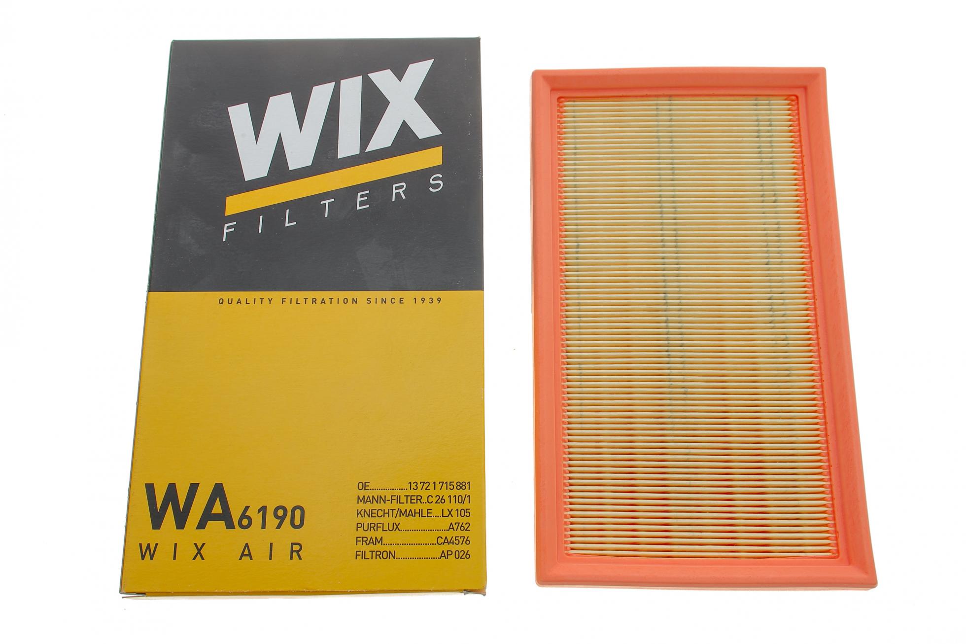 WA6190 WIX FILTERS